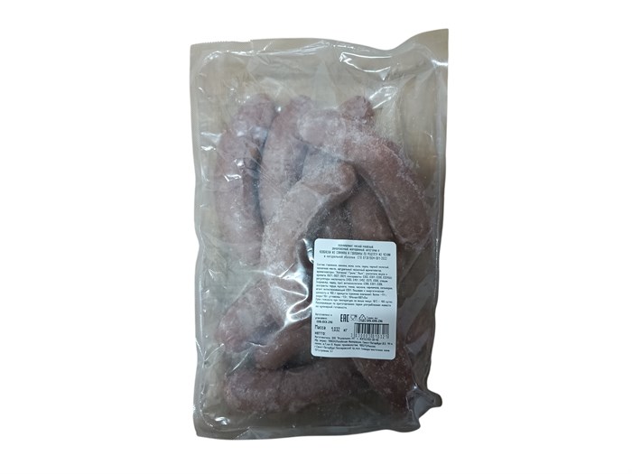 Колбаски Чешские из свинины и говядины, зам. (АА) 35942 - фото 1884