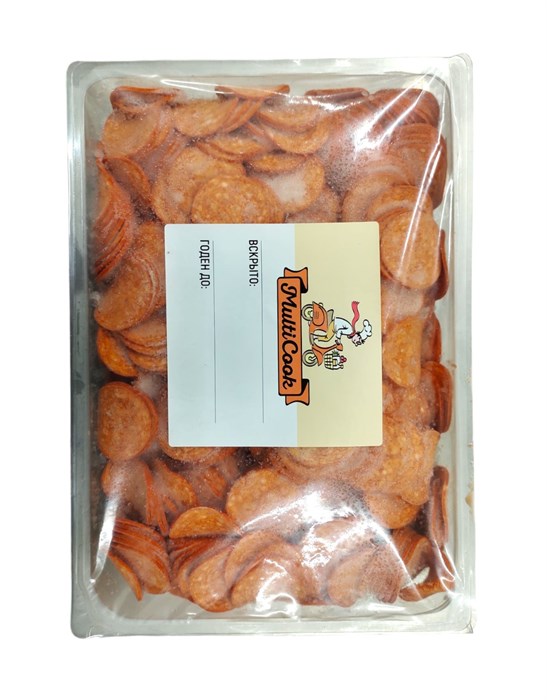 Колбаса Пепперони с/к зам. 1 кг (нарезка) "MultiCook" (ШТ) 1166 - фото 768