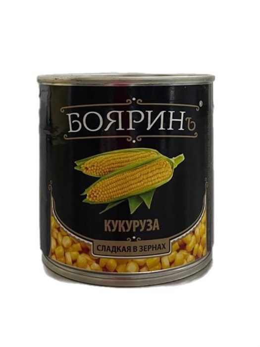 Кукуруза конс. 425 мл, ж/б Боярин (ТР) 35019 - фото 790