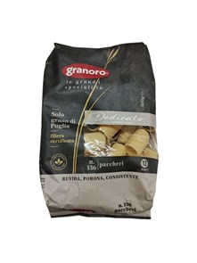 Макаронные изделия GranOro Dedicato №136 Паккери 500 гр 635003