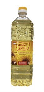 Масло подсолнечное "Санни Голд" 1л (Ф) 35130