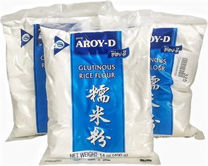 Мука рисовая клейкая Aroy-D, 400 гр 435026