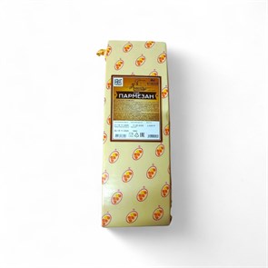 Сыр полутвердый"Пармезан" 40% ЮКМП брус из блока 1/5 пленка прозрачная УТ-00000300