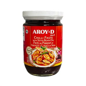Паста чили с соевым маслом Aroy-D 260 гр (ЖЕ) 02804