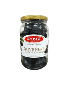 Маслины "Белла Чериньола" с/к, (без жидкости)  "И.П.О.С.Е.А." (0,330 кг) ст/б (Ф) 35512